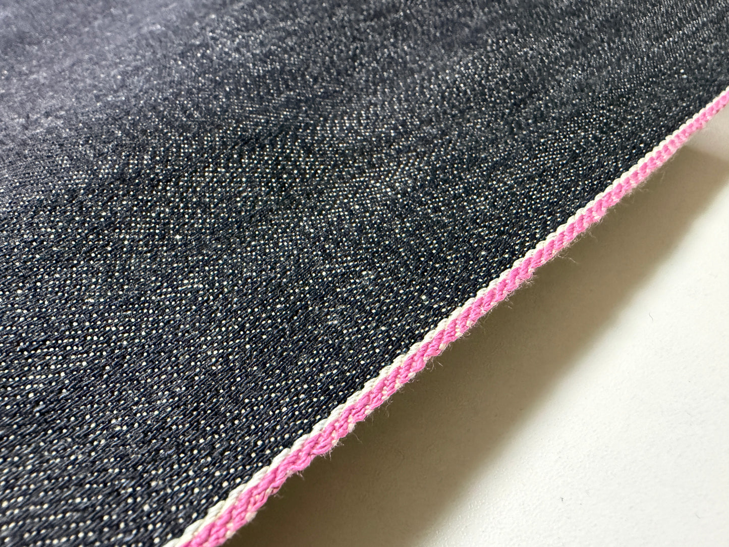 Okayama Denim | 13 oz Japanese Indigo Slubby Denim Pink Selvage