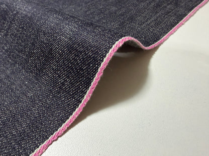 Okayama Denim | 13 oz Japanese Indigo Slubby Denim Pink Selvage