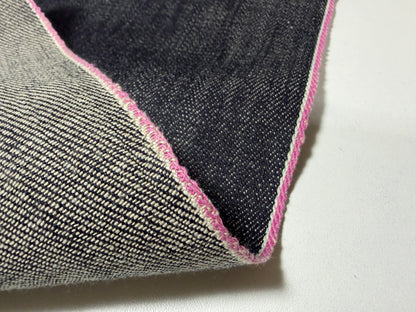 Okayama Denim | 13 oz Japanese Indigo Slubby Denim Pink Selvage