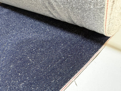 Okayama Denim | 9 oz Indigo Nep Selvage Denim Japanese Blue Fabric