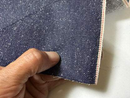 Okayama Denim | 9 oz Indigo Nep Selvage Denim Japanese Blue Fabric