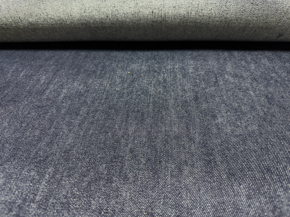 Okayama Denim | 13 oz Indigo Japanese denim Fabric Green Selvage