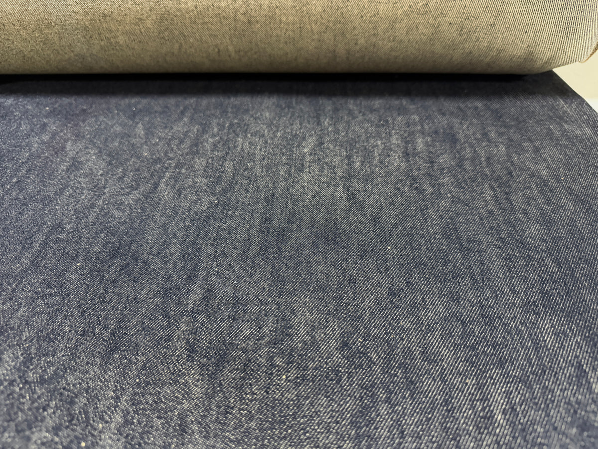 Okayama Denim | 13.5 oz Japanese Indigo x Light Beige Selvage Fabric