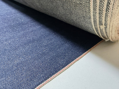 Okayama Denim | 15.5 oz Indigo Slubby Selvage Japanese Blue Fabric