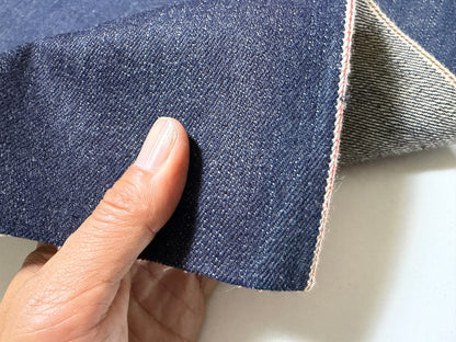Okayama Denim | 15.5 oz Indigo Slubby Selvage Japanese Blue Fabric