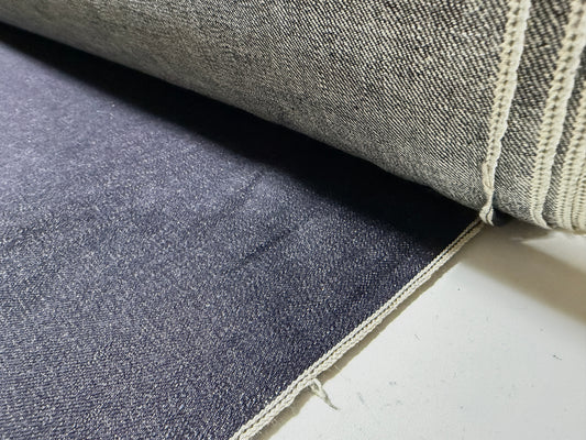 Okayama Denim | 12.25oz Indigo Japanese Selvage (Rare Khaki) Denim