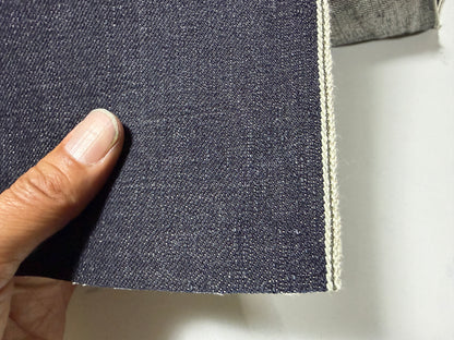 Okayama Denim | 12.25oz Indigo Japanese Selvage (Rare Khaki) Denim