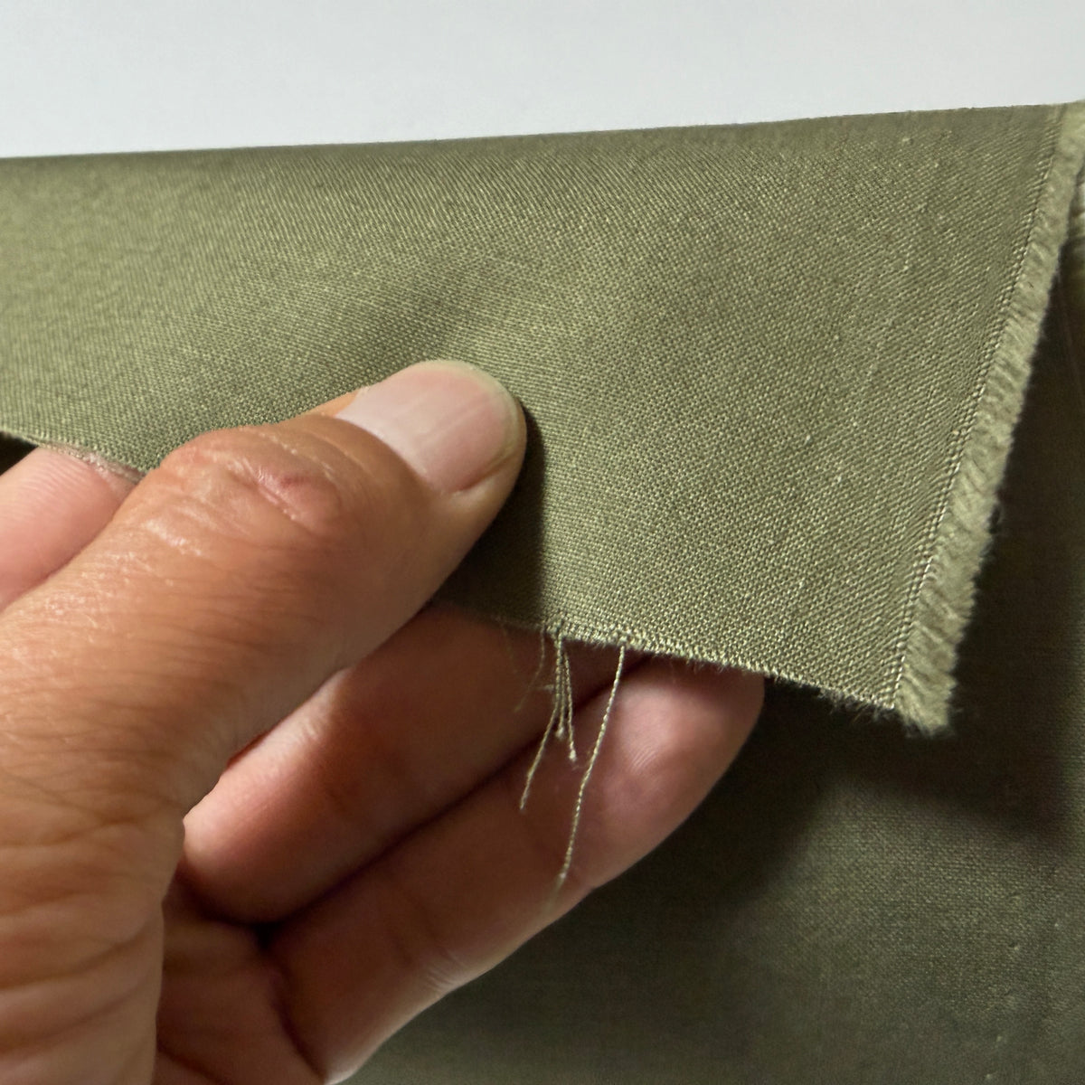 Okayama Fabric | 6oz Khaki Cotton Oxford Japanese Fabric