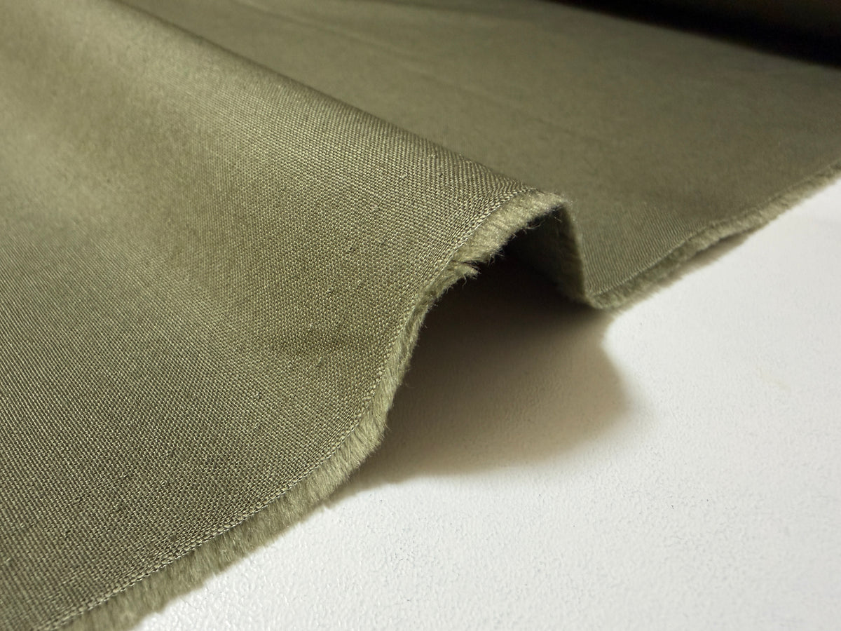Okayama Fabric | 6oz Khaki Cotton Oxford Japanese Fabric
