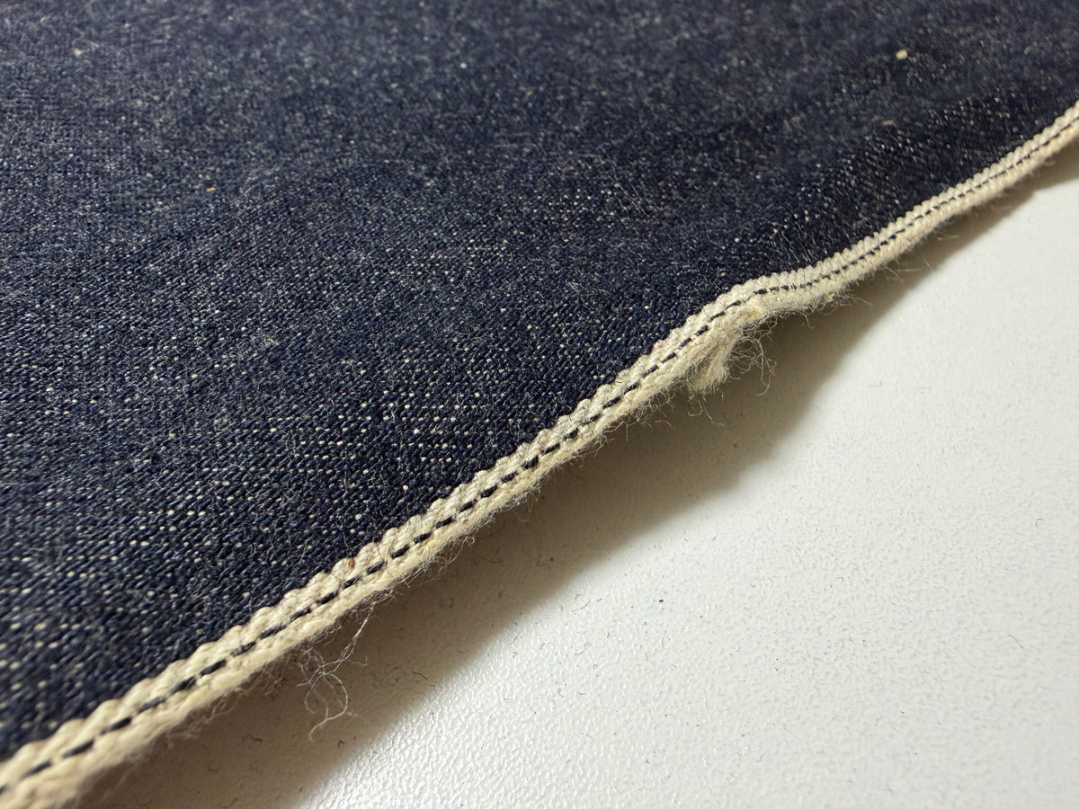 Okayama Denim | 14.8 oz Indigo Japanese Fabric Black Selvage