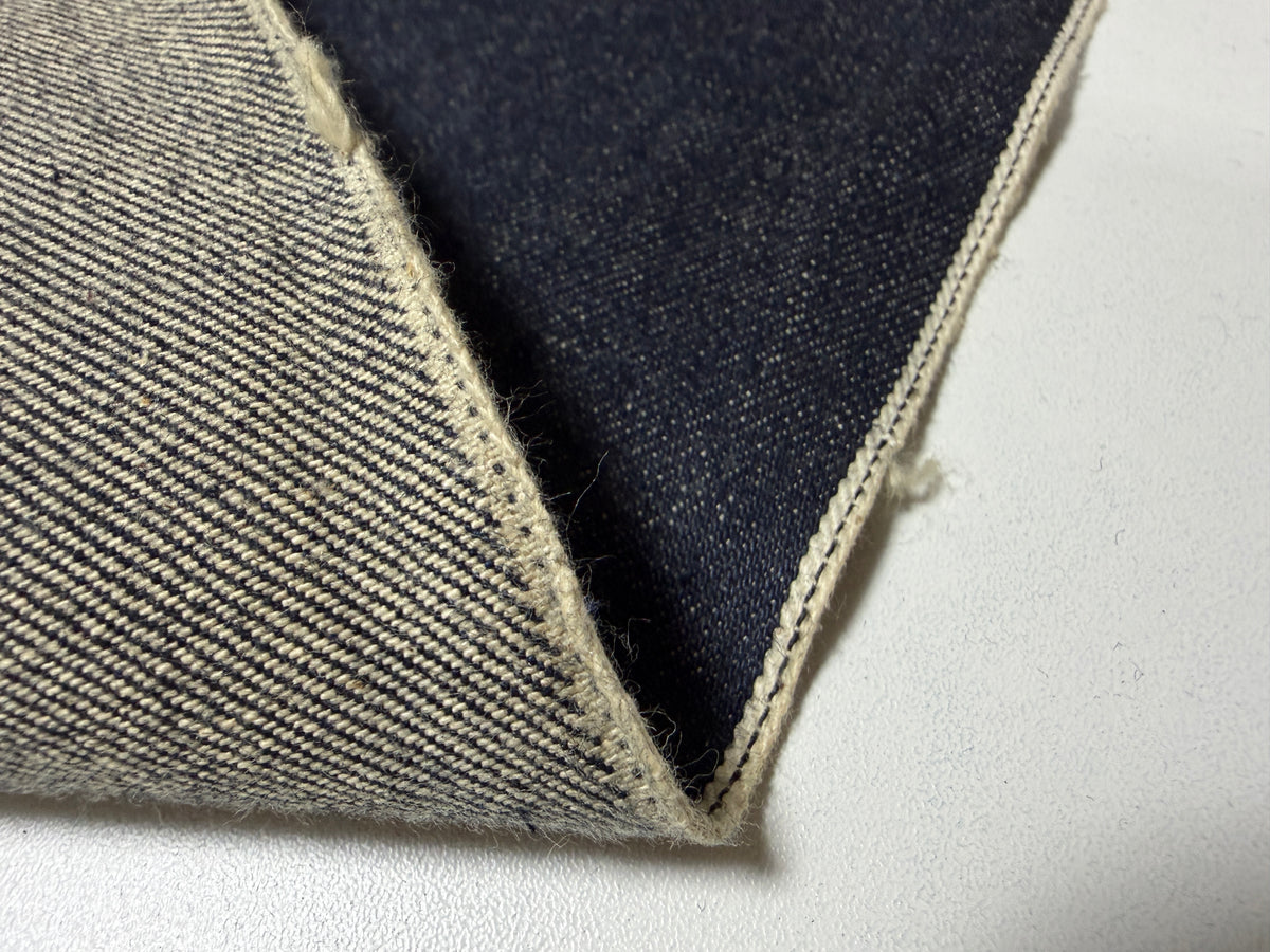 Okayama Denim | 14.8 oz Indigo Japanese Fabric Black Selvage