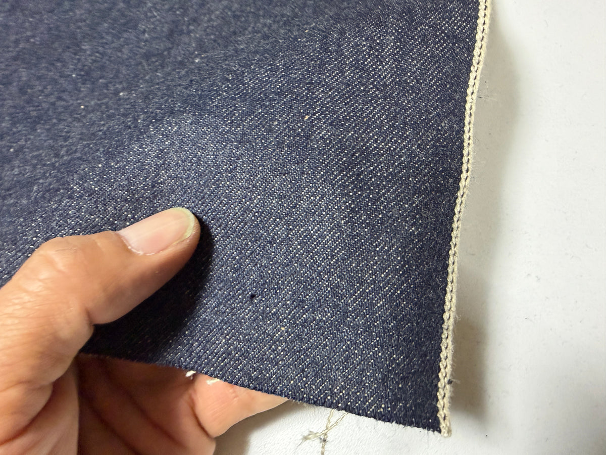 Okayama Denim | 14.8 oz Indigo Japanese Fabric Black Selvage