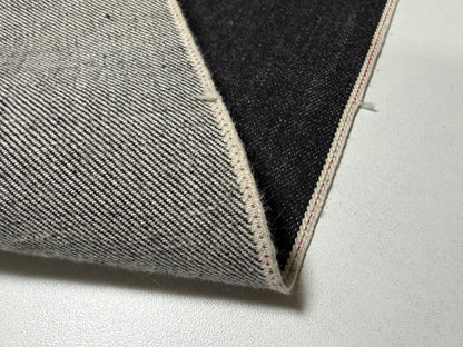 Okayama Denim | 14.7 oz Japanese Cotton Black Selvage Denim Red Selvage