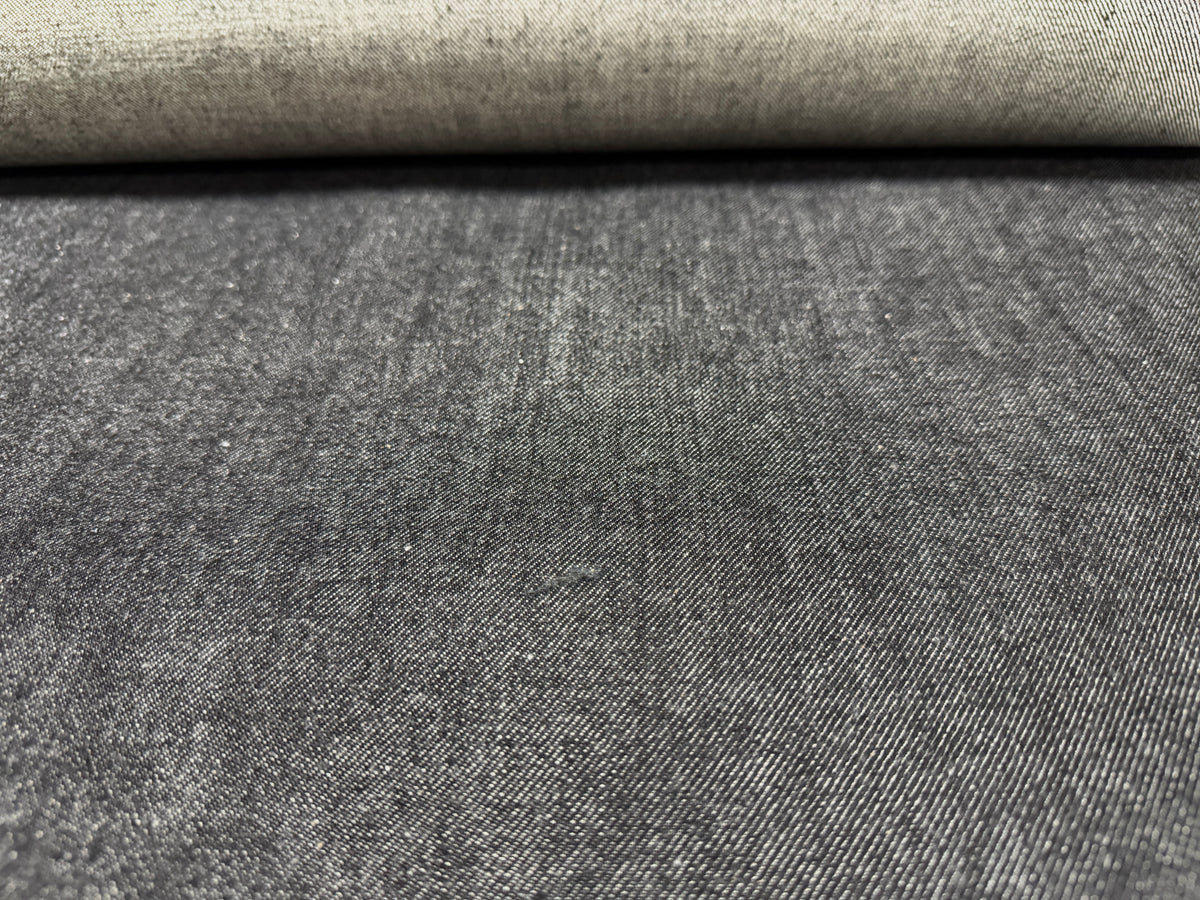 Okayama Denim | 14.7 oz Japanese Cotton Black Selvage Denim Red Selvage