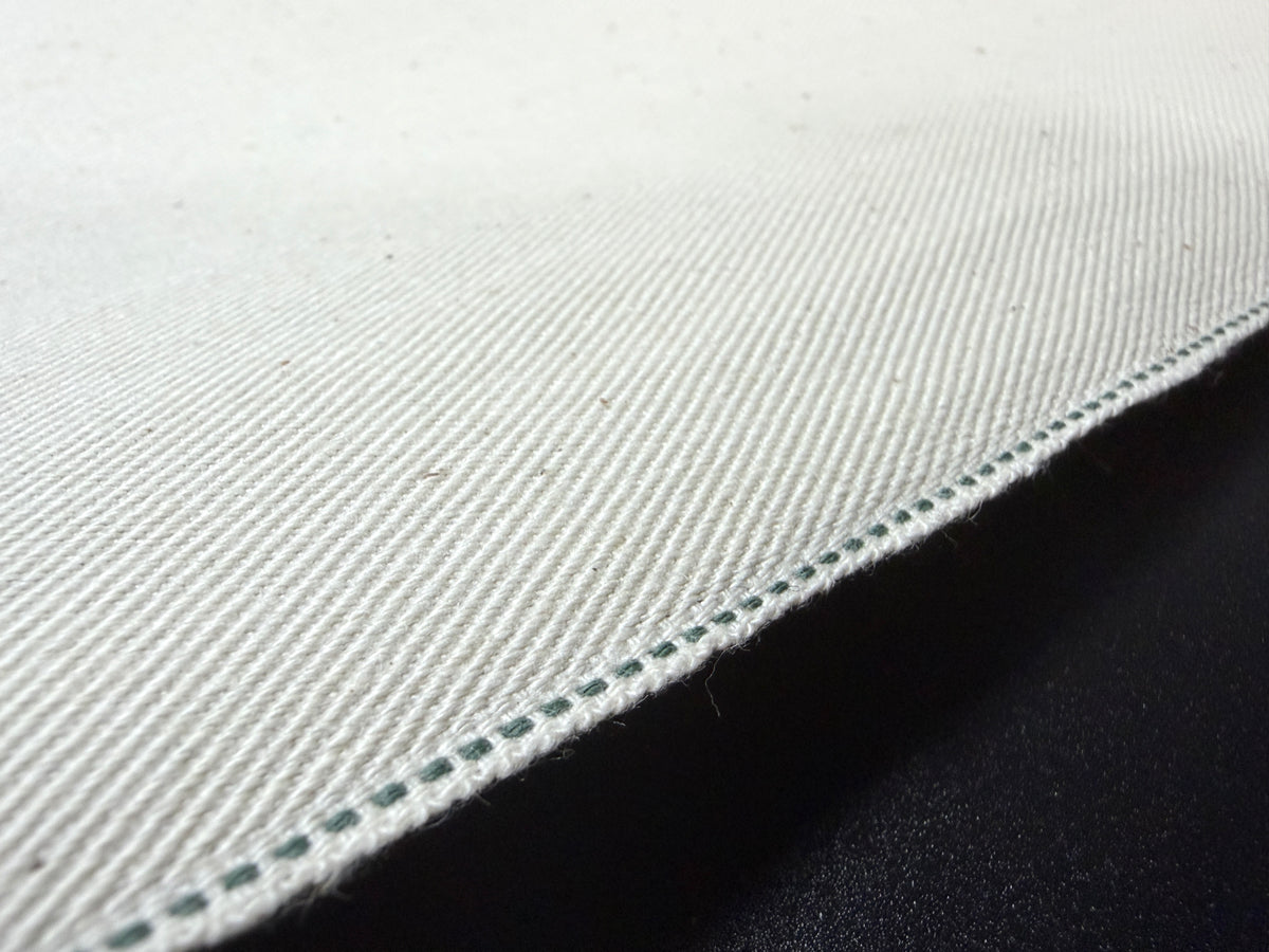 Okayama Denim From Japan | 8 oz Ecru "Left-Hand" Twill Japanese Selvage Denim by Yard