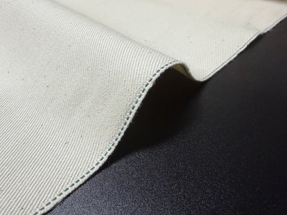 Okayama Denim From Japan | 8 oz Ecru "Left-Hand" Twill Japanese Selvage Denim by Yard