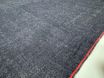 Okayama Denim | 12.5 oz Japanese Indigo Kibata Selvage Denim fabric with red selvedge edge.