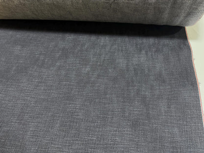 Okayama Denim | 20oz Japanese Heavy Ounce Indigo Selvage denim fabric showing rich indigo texture and weave.