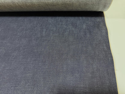 Okayama Denim 15.5oz indigo selvage Japanese blue fabric rolled out for premium apparel.